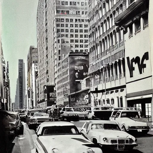 Prompt: new york city street scene by georgia o’keeffe