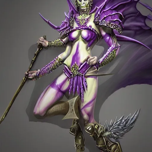 Prompt: Realistic Slaanesh from Warhammer, Highly Detailed