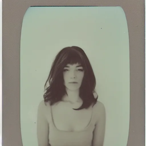 Prompt: polaroid of a woman