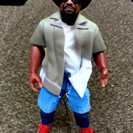 Image similar to schoolboy q, as an action figure, ebay photo