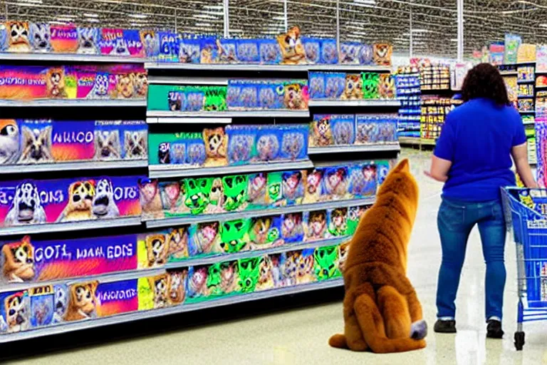 Image similar to photo of fursonas for sale at walmart