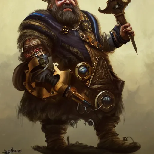 a detailed portrait painting of the dwarf bardin | Stable Diffusion