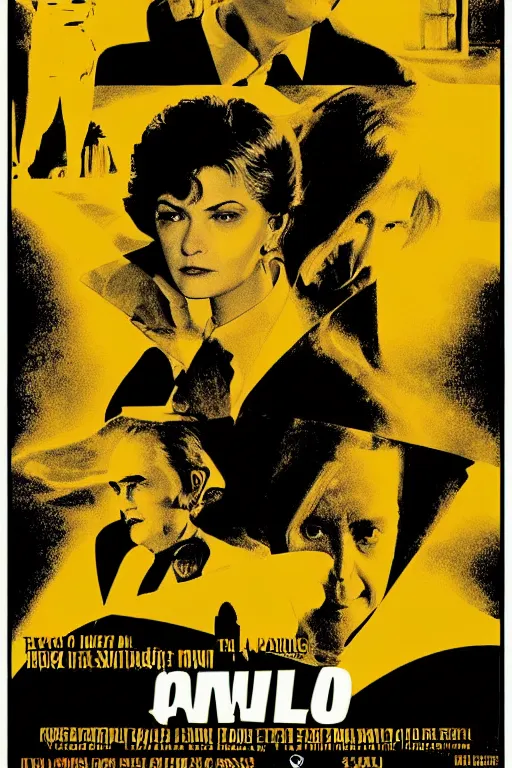 Image similar to giallo movie poster for twin peaks