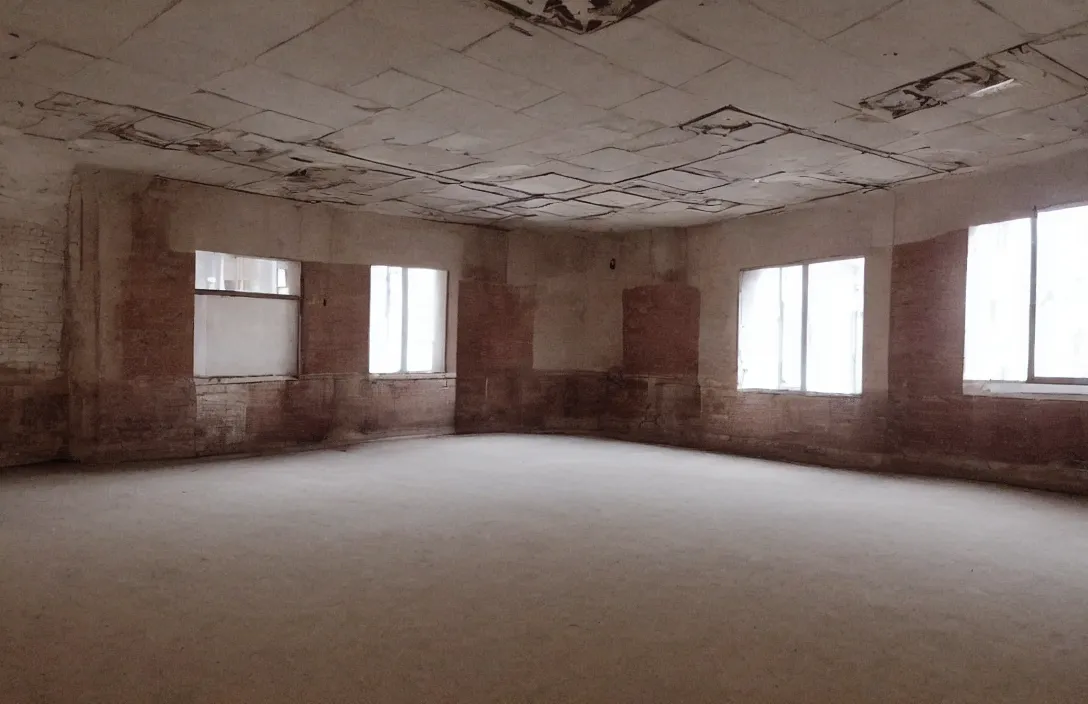 Image similar to empty round brown room