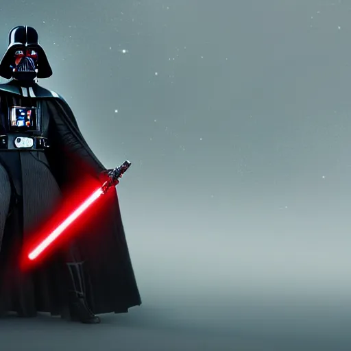 Prompt: darth vader piercing his red lightsaber into the heart of luke skywalker, wide angle shot, diffuse lighting, fantasy, intricate, elegant, highly detailed, lifelike, photorealistic, digital painting, illustration, concept art, smooth, sharp focus, a 2 4! film cinematography, unreal engine, cinematic, hyper realism, high detail, octane render, 8 k