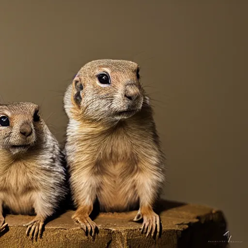 Prompt: a chimera of Prairie dog and Pygmy marmoset, studio photography