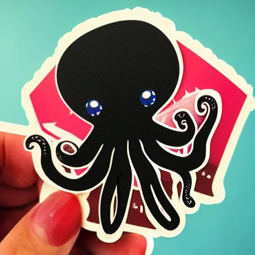 Image similar to cute octopus sticker