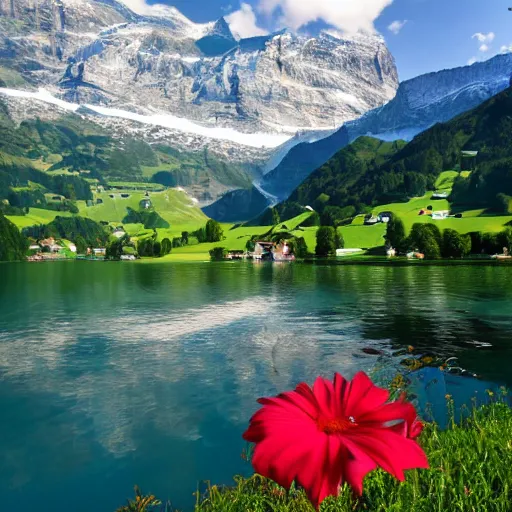 Prompt: switzerland beauty