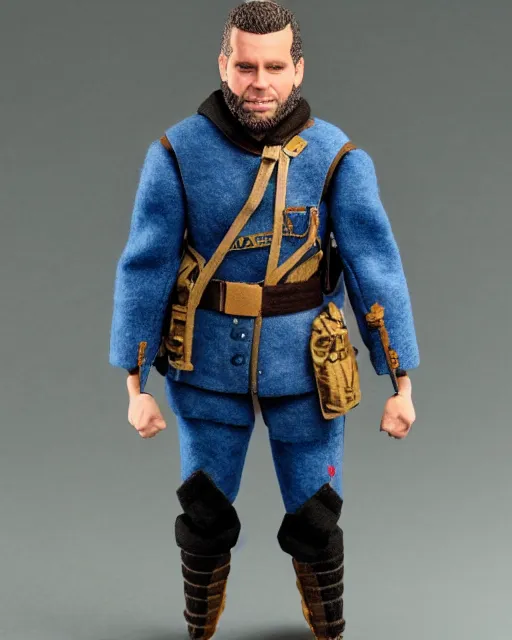 Image similar to twitch streamer adin ross as a action figure. highly detailed felt. hyper real photo. 4 k.