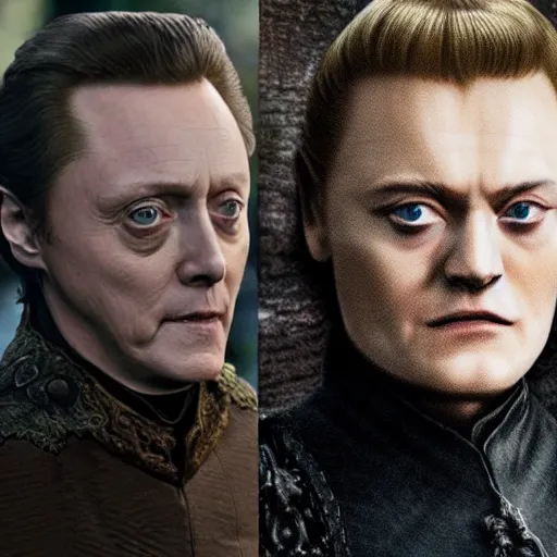 Image similar to If Christopher Walken play Joffrey in game of thrones