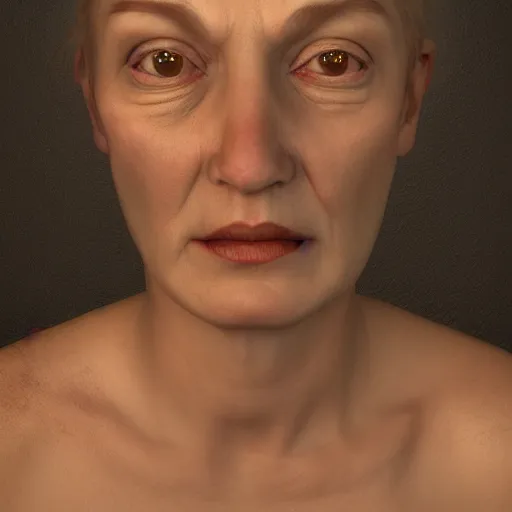 Prompt: ugly woman portrait, photorealistic, octane render