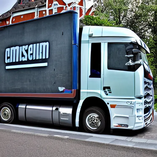 Image similar to an awesome camion by peter klasen