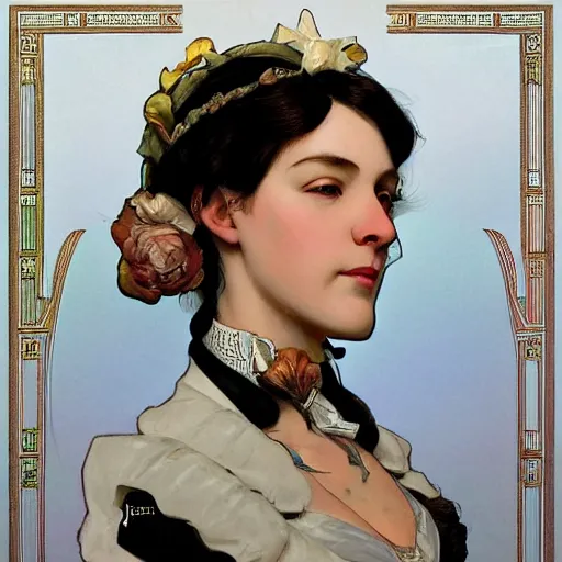 Image similar to Jaunty Harriet, highly detailed, digital painting, artstation, concept art, smooth, sharp focus, illustration, ArtStation, art by artgerm and greg rutkowski and alphonse mucha and J. C. Leyendecker and Edmund Blair Leighton and Katsuhiro Otomo and Geof Darrow and Phil hale and Ashley wood and Ilya repin and Charlie Bowater