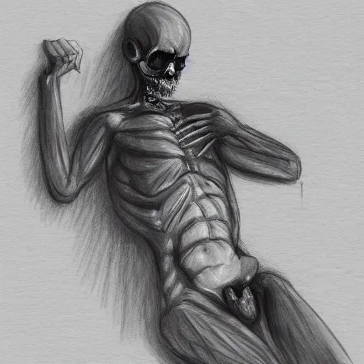 dead person drawing