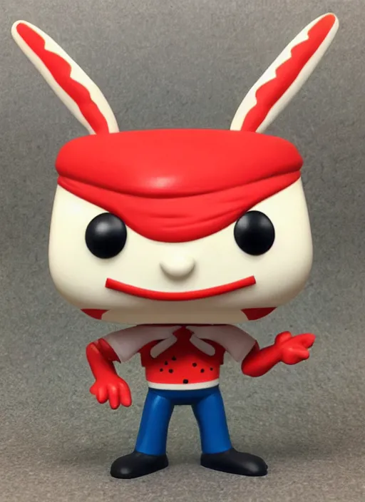 Prompt: funko pop figure of mr krabs from spongebob