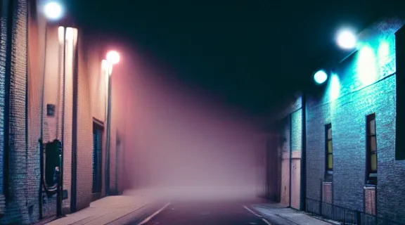 Image similar to fujifilm superia x - tra 4 0 0 photo of vagrant at night volumetric fog