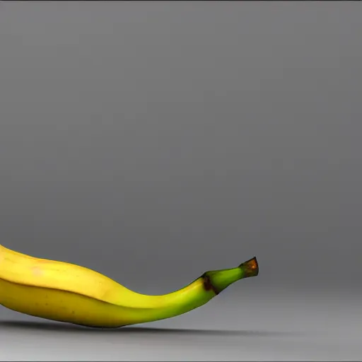 Image similar to banana on a table 3D render cinema 3D