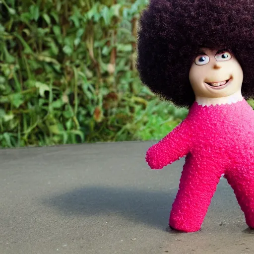 Image similar to patrick star with an afro