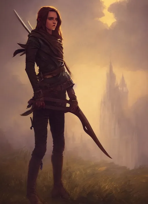 hyper realistic photo of medieval beautiful rogue