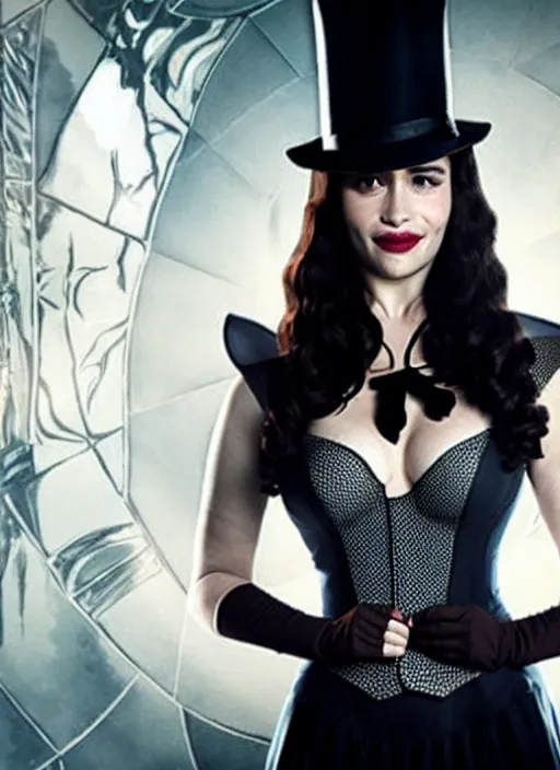 Prompt: zatanna played by emilia clarke