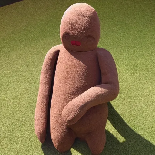 Prompt: photo of diglett as a real person
