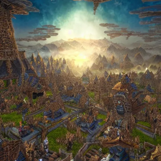 Prompt: photo taken of an epic intricate, ultra detailed great dwarven migration to the land of the rising sun