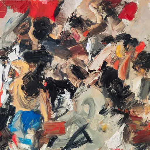 Prompt: cecily brown painting, high quality