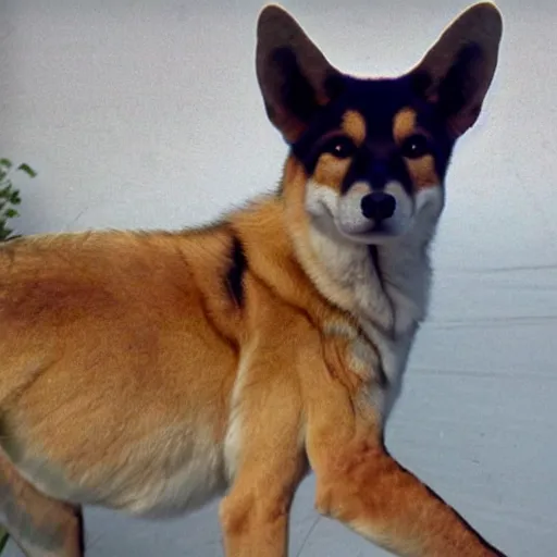 Image similar to realistic photo of dingo took my baby