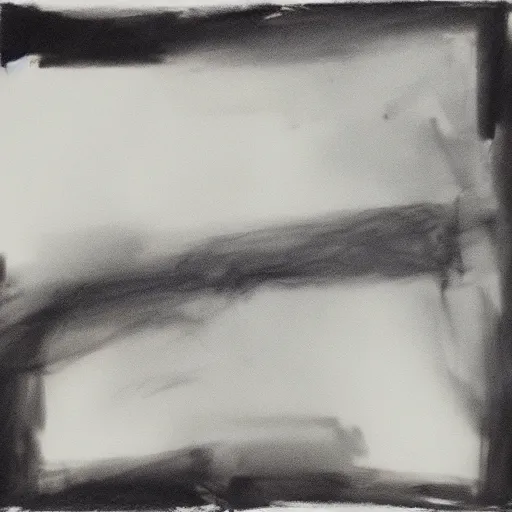 Prompt: polaroid of a abstract charcoal modern art