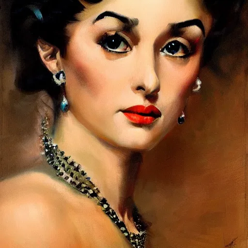 Image similar to ultra realistic portrait painting of lady dimitrescu, art by frank frazetta, 4 k, ultra realistic, highly detailed, epic lighting.