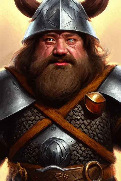 Image similar to dwarf knight portrait, highly detailed, d & d, fantasy, highly detailed, digital painting, trending on artstation, concept art, sharp focus, illustration, global illumination, ray tracing, realistic shaded, art by artgerm and greg rutkowski and fuji choko and viktoria gavrilenko and hoang lap