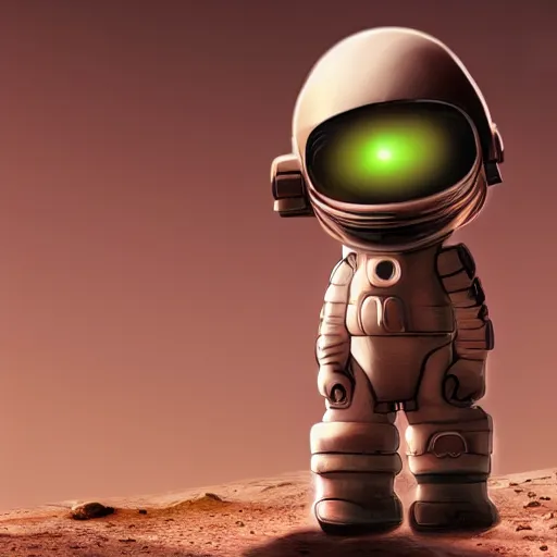 Prompt: realistic photo of a cute alien on mars, high quality, cute alien, very beautiful, hdr, 4 k, hyperrealistic