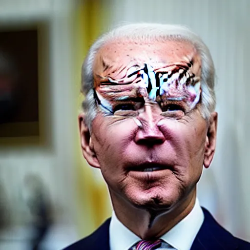 Image similar to biden is secretly watching at you from behind your window