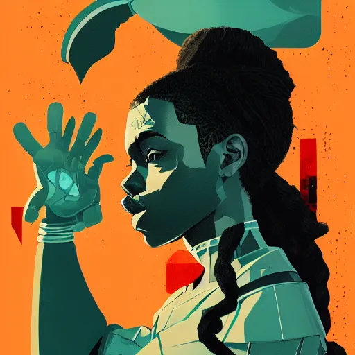 Image similar to Wakanda profile picture by Sachin Teng, asymmetrical, Organic Painting , Matte Painting, geometric shapes, hard edges, graffiti, street art:2 by Sachin Teng:4