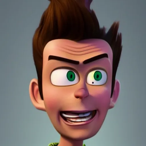 Image similar to jimmy neutron realistic