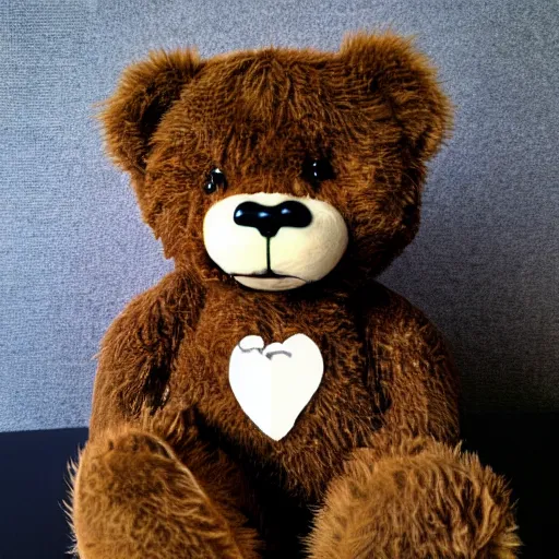Prompt: fluffy teddy bear by dali