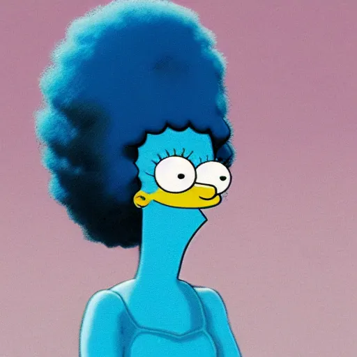 Prompt: Marge Simpson as Chani Dune