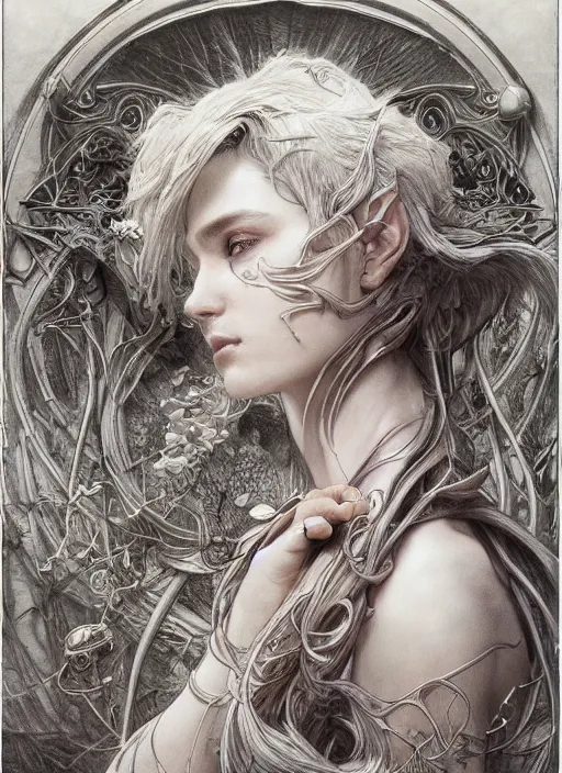 Prompt: an intricate pencil sketch of monster anatomy, ultra realistic, concept art, intricate details, eerie, highly detailed, photorealistic, octane render, 8 k, unreal engine. art by artgerm and greg rutkowski and charlie bowater and magali villeneuve and alphonse mucha