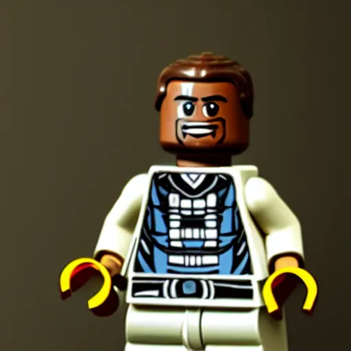 Prompt: lego idris elba as a jedi