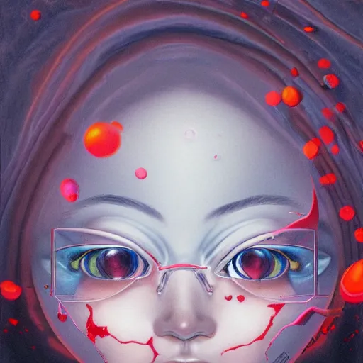 Image similar to prompt : figurative unique portrait soft light painted by james jean and katsuhiro otomo and erik jones, inspired by akira anime, smooth face feature, intricate oil painting, high detail illustration, sharp high detail, manga and anime 1 9 9 9