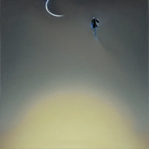 Image similar to the liminal space between day and night. extremely detailed Duy Huynh painting. 8k. W-1024 H-1024