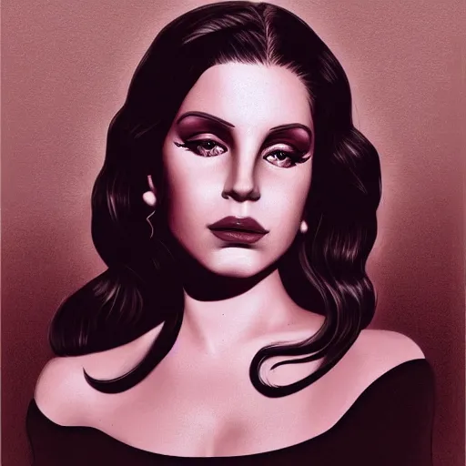 Image similar to lana del rey by dario argento