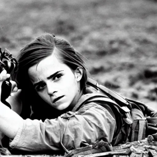 Image similar to emma watson battle of khe sanh,