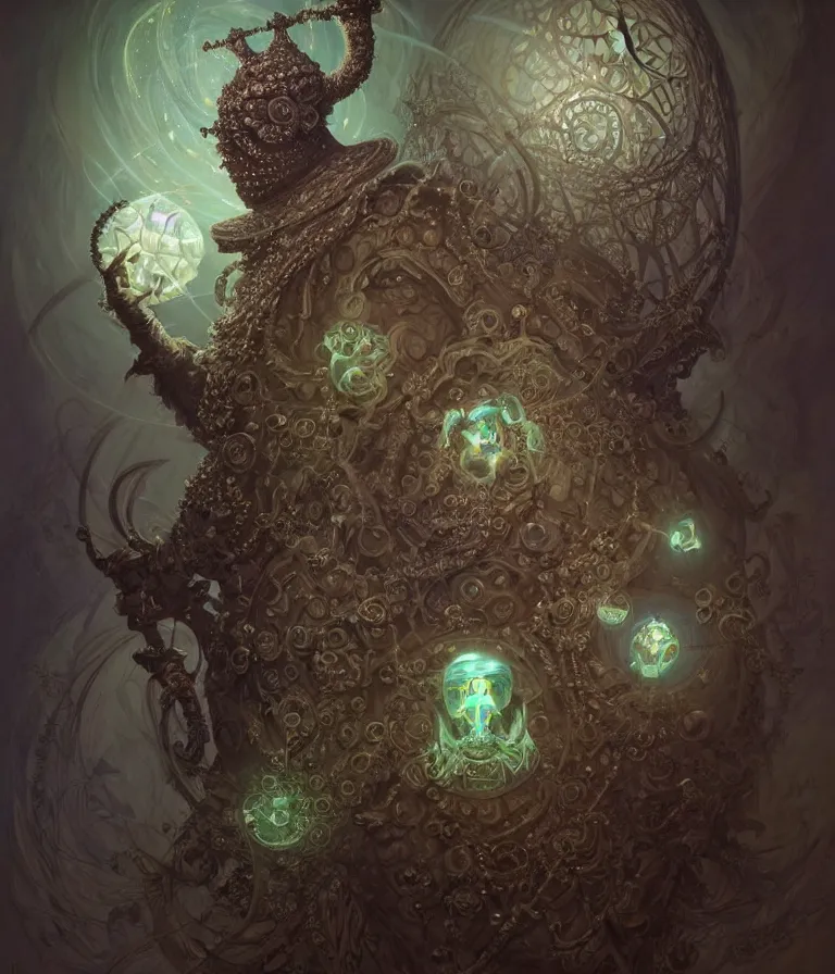 Image similar to front shot of a court jester character, hyperdimensional, bioluminescent hypercubes, dark holography!!!, (((intricate))), elegant, highly detailed, centered, (((artstation, concept art, smooth, sharp focus, artgerm, Tomasz Alen Kopera, Peter Mohrbacher, donato giancola, Joseph Christian Leyendecker, WLOP, Boris Vallejo))), mugshot!!!!!, ugly!!!!!!, octane render, nvidia raytracing demo, octane render, nvidia raytracing demo, octane render, nvidia raytracing demo, grainy, muted, 8K, digitalblasphemy, metatron