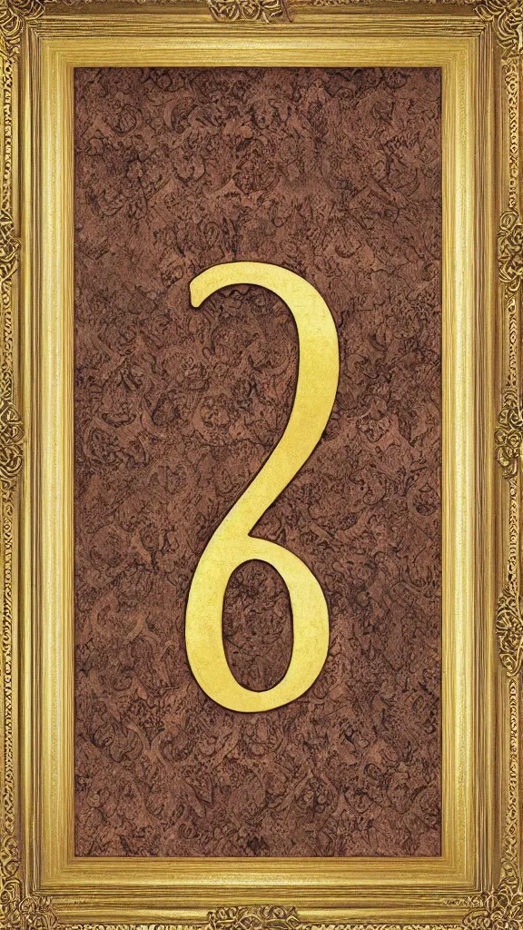 Prompt: oil painting of the letter M uppercase M detailed baroque with frame photorealistic