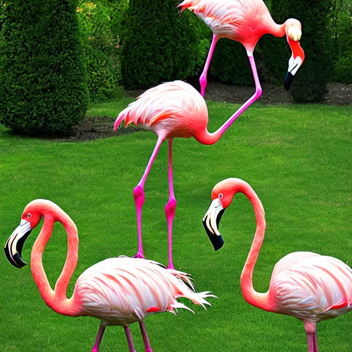 Image similar to flamingo lawn monsters at vanvcouver,british columbia,canada