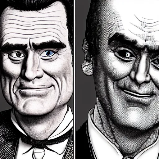 jim carrey caricature realism, in the style of james | Stable Diffusion ...