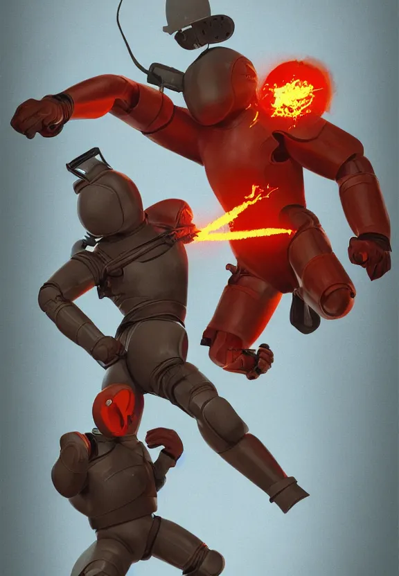 Image similar to [St.Georges fighting a crash test dummy. Soviet and chinese Propaganda!!! poster!!!!!!!!!!, graphic design, elegant, highly detailed, digital painting, artstation, concept art, matte, sharp focus, illustration, octane render, unreal engine, photography]