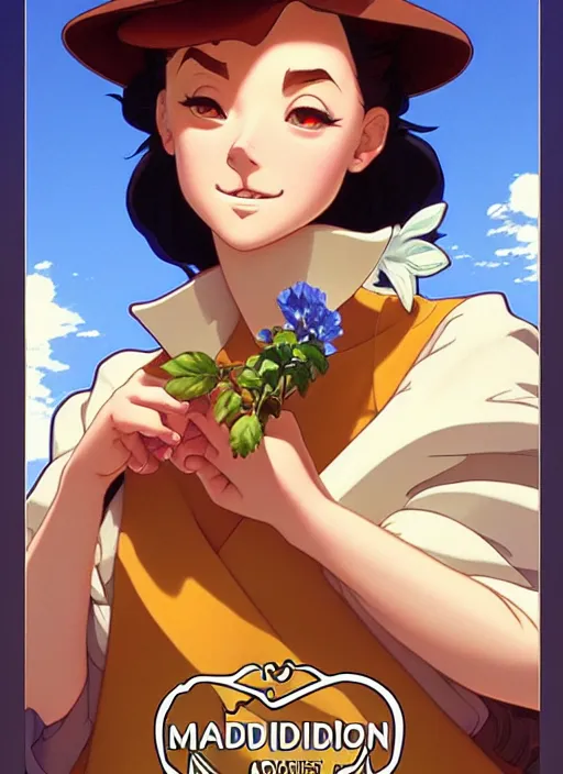 Prompt: cute madidon beer trading card design, natural lighting, path traced, highly detailed, high quality, digital painting, by don bluth and ross tran and studio ghibli and alphonse mucha, artgerm