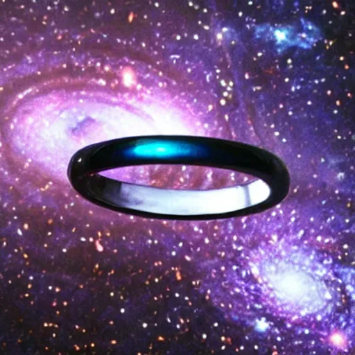 Image similar to a galaxy inside a ring